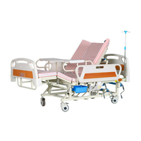 C05S Luxury Manual Integral Side Flip Nursing Bed Stryker Frame in Home Application Made of ABS Material for Hospital Use