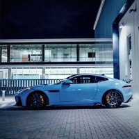 Aileron de coffre arrière double niveau en fibre de carbone style IMP Swan Neck pour Jaguar F-type 2022+