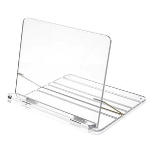 Soporte plegable <span class=keywords><strong>de</strong></span> acrílico Lucite Shtender para libros, soporte ajustable para libros <span class=keywords><strong>de</strong></span> oración judaica, <span class=keywords><strong>atril</strong></span> <span class=keywords><strong>de</strong></span> mesa judío para Shul y el hogar - Product Image 2