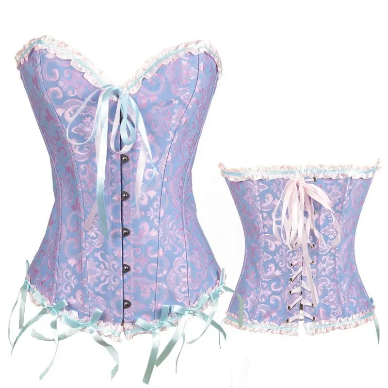 King Mcgreen star Plus Size Women Corset Sexy Lace new sexy Corset Bustier Corset Lingerie Tops Brocade Fashion in stock