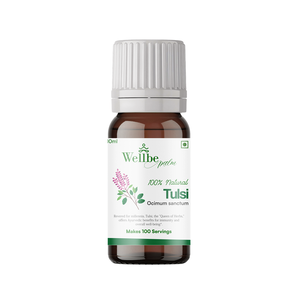 Flacons compte-gouttes de 10 ml |   EXTRAIT DE TULSI EN GOUTTES |   Ocimum tenuiflorum |   Soulagement du stress, immunité, santé respiratoire - Product Image 1