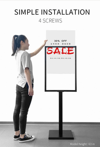 Letrero de acera resistente al viento para exteriores, soporte de póster de doble cara con base de agua y resortes para publicidad <span class=keywords><strong>en</strong></span> aceras - Product Image 3