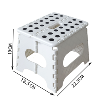 Écologique 7.5 pouces Mini personnaliser en plastique pliable pliable étape enfants chaise tabouret avec Logo