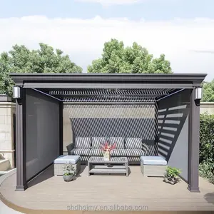 Gemotoriseerde Aluminium Pergola Voor Buiten Met Elegante Boog-En Brugontwerpbogen Arbours & Pergola 'S