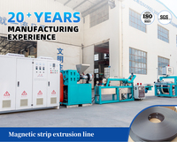 Machine automatique de fabrication de bandes magnétiques pour joints de porte de réfrigérateur 380V triphasé vis 38CrMoALA puissance 15kW