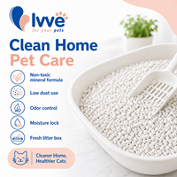 Litière pour chat en zéolite en gros avec contrôle de l'ammoniac et maintien de l'humidité pour le marché des produits pour chats