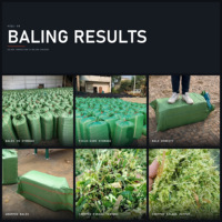Machine à ensilage et à ensilage en pâte 4ZQL-30 autopropulsée haute capacité pour usine de traitement des aliments