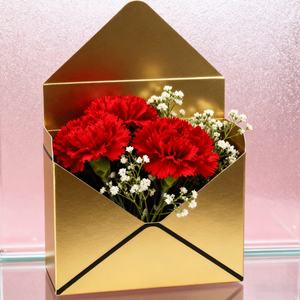 Cajas de Cartón Rígido de Diseño Personalizado, Ecológicas, con Laminación Mate, para Arreglos Florales de Moda y Belleza para el Día de San Valentín - Product Image 3