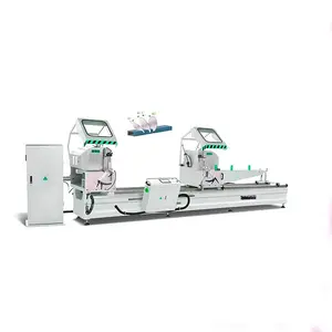 PVC/UPVC Window and Door Machine Double head Mitre Cutting Saw Machine for Aluminum profile