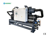 Refroidisseur à vis à double compresseur refroidi par eau de 440 kW