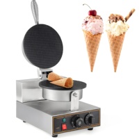 Mesin Pembuat Kerucut Es Krim Komersial Single Head 220V Mesin Pembuat Cone Listrik Peralatan Dapur Makanan Ringan & Kerucut Es Krim