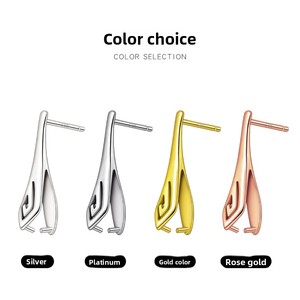 Boucles d'oreilles pendantes en argent S925 XD P2940, accessoires de bijoux d'<span class=keywords><strong>oreille</strong></span> en argent pur, crochet d'<span class=keywords><strong>oreille</strong></span> en argent - Product Image 5