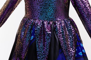 Costume de cosplay de sirène <span class=keywords><strong>Ursula</strong></span> pour enfants, robe de fille, jupe gothique violette, <span class=keywords><strong>Ursula</strong></span> Arile, anime, performance scénique, costume d'Halloween - Product Image 5