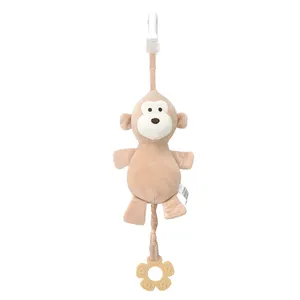 Hängende Affe Plüsch Soft Pull String Spielzeug sensorisches Spiel für Babys