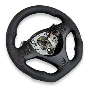 Volant sport racing en cuir perforé carbone pour <span class=keywords><strong>BMW</strong></span> <span class=keywords><strong>M3</strong></span> M5 E92 E60 E63 E64 E70 <span class=keywords><strong>E80</strong></span> E90 E91 E71 E70 E72 328i - Product Image 6