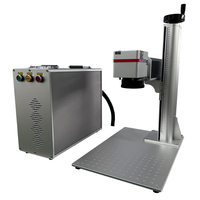 Machine de marquage laser à fibre séparée 20W 30W 50W pour gravure sur métal et logo personnalisé