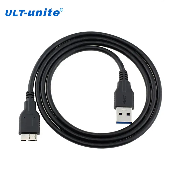 ULT-unite Câble USB3.0 AM vers Micro B rétrocompatibilité Taux de transmission USB2.0 5GPps type c vers câble micro usb pour ordinateur