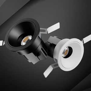 Hot-bán chống chói Downlight vòng vuông TRIM và trimless recessed ánh sáng LED COB có thể điều chỉnh xuống ánh sáng - Product Image 5