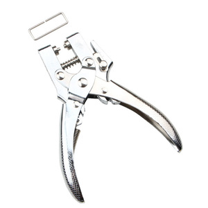 Pince à œillets multifonctionnelle en acier inoxydable robuste pour la fabrication de sacs à main, outils de maroquinerie avec 100 boutons - Product Image 4