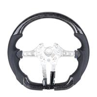   Volant en fibre de carbone forgée en forme de V, sport haut de gamme, fond plat, remplacement amélioré pour la plupart des modèles, performance optimisée