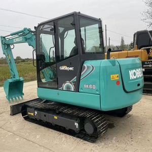 <span class=keywords><strong>Mini</strong></span>-excavatrice hydraulique sur chenilles Kobelco SK60 d'occasion à bas <span class=keywords><strong>prix</strong></span>, modèle 2024, 6 tonnes, godet de 0,4 m, moteur ISUZU, à vendre - Product Image 4