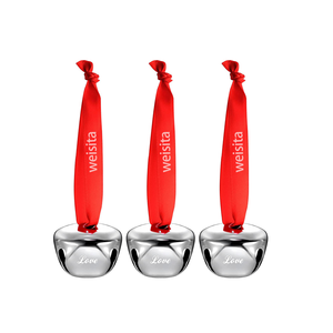 Believe <span class=keywords><strong>Bell</strong></span> Trang Trí Chuông Xe Trượt Tuyết Giáng Sinh 38Mm Với Ruy Băng Màu Đỏ Chuông Nhỏ Cho Em Bé Tắm Nhà Và Tiệc Tùng - Product Image 2