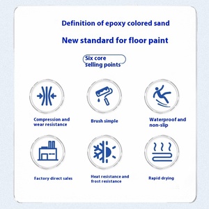 Pintura Epoxi Natural Autonivelante para Pisos con Certificación NSF, Acabado Mármol Resistente al Desgaste para Pisos de Cemento, Cerámica y Azulejos Marinos - Product Image 3
