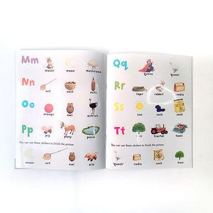 Adesivo personalizzato per bambini adesivi riutilizzabili per libri produttore di libri adesivi per bambini - Product Image 4