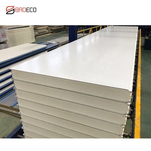 Dễ dàng để cài đặt kết nối liền mạch cách điện tường kim loại PU Tấm bánh sandwich cho bên ngoài nội thất - Product Image 4