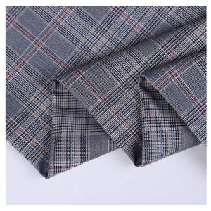 Pengiriman cepat benang dicelup Harga bagus TR setelan Greige buku warna kain tartan kain kotak-kotak - Product Image 5