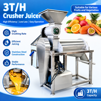 1. Industriële schroefpers voor fruitverwerking, 3T/H automatische fruitvermaler en -sapcentrifuge voor fruitverwerkingslijnen