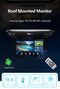 Écran de voiture intelligent de 19,5 pouces, fabricant, écran MP5, écran rabattable manuel, écran de voiture pliable, USB AV, moniteur de toit <span class=keywords><strong>pour</strong></span> <span class=keywords><strong>camping</strong></span>-<span class=keywords><strong>car</strong></span>, caravane - Product Image 2