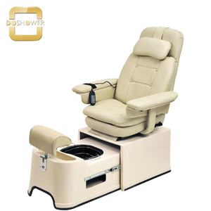 เก้าอี้นวดเท้าสำหรับทำเล็บแบบไม่มีระบบประปา พร้อมอ่างแช่เท้าและระบบสั่นสะเทือนแบบหมุนปรับเอนได้ สำหรับร้านสปาเท้าและทำเล็บ - Product Image 5