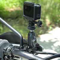 Support de téléphone pour moto Base à tête sphérique Support mobile en nylon pour moto Vis à tête sphérique