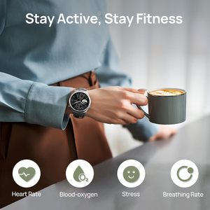 Relógio Inteligente Mibro <span class=keywords><strong>Lite3</strong></span> Pro Unissex, Atende/Faz Chamadas, Monitor de Fitness com Tela IPS de 1.32, Monitor de Frequência Cardíaca/Sono, IP68 à Prova d'Água - Product Image 6