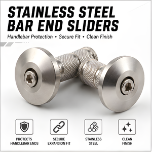 Tappi Manubrio Anticaduta in Acciaio Inox per Moto 13.2-16.5mm per <span class=keywords><strong>KTM</strong></span> 85 125 <span class=keywords><strong>250</strong></span> 300 350 450 500 EXC SX XC <span class=keywords><strong>SXF</strong></span> - Product Image 1