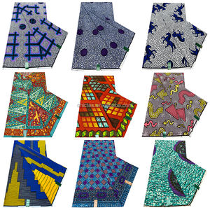 Prix <span class=keywords><strong>de</strong></span> Gros 6 Yards Tissu Imprimé Africain Cire 100% Coton Original Holland <span class=keywords><strong>Pagne</strong></span> pour Robe DIY, Foulard et Sacs - Product Image 3