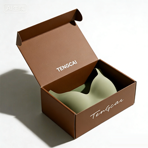 Boîte d'expédition personnalisée en gros - Boîte d'emballage écologique pour sous-vêtements et vêtements, idéale pour l'envoi postal - Product Image 3
