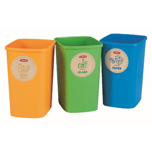 Set di Contenitori per il Riciclaggio Curver da 25 L per la Separazione dei Rifiuti, Ecologici - Product Image 1