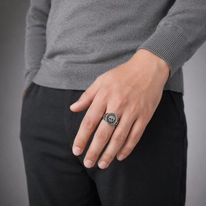 Anello da Uomo Trendy Stile Punk con Teschio, Design Personalizzato alla Moda - Product Image 6