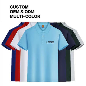 Camiseta Polo para Hombre al por Mayor, 100% Poliéster, 200 GSM, con Logotipo Bordado e Impreso, Lisa, para Golf, Personalizable - Product Image 1