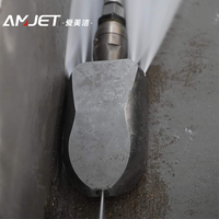 Buse de dragage de pipeline haute pression AMJET-buse de nettoyage d'égout de fossés