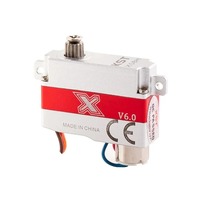 Servomoteur numérique à engrenages métalliques KST X08H Plus V6.0 HV 5.3Kgf.cm 0.09sec 8mm sans noyau pour pièces d'avion RC, planeur DLG F3K F5K