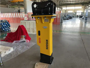 Martillo hidráulico SOOSAN-Modelo SB 50 tipo caja adecuado para miniexcavadoras retroexcavadoras y minicargadoras para excavar. - Product Image 3