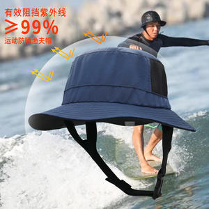Chapeau de surf à protection solaire UPF 50+ avec rabat amovible pour le cou, imperméable, unisexe, pour la navigation de plaisance, la pêche, les sports nautiques - Product Image 5