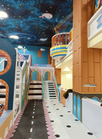 Petite aire de jeux intérieure pour tout-petits, espace de jeux souple personnalisé pour enfants, maison de jeux pour les écoles maternelles et les centres familiaux