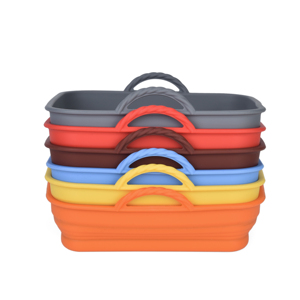 <span class=keywords><strong>Friggitrice</strong></span> pieghevole in Silicone per <span class=keywords><strong>friggitrice</strong></span> <span class=keywords><strong>ad</strong></span> <span class=keywords><strong>aria</strong></span> con cestello in Silicone quadrato riutilizzabile <span class=keywords><strong>accessori</strong></span> per forno, 7.5 pollici di grandi dimensioni - Product Image 1