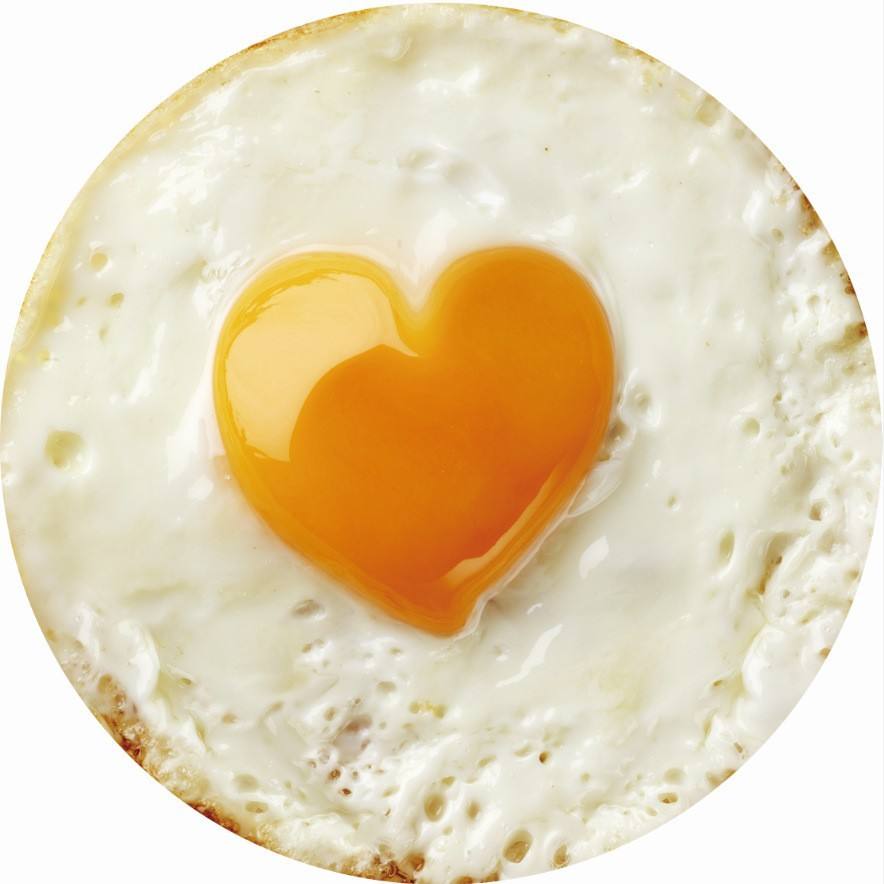 4 huevo frito blanco