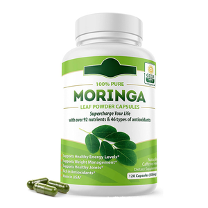 Yetişkinler için en çok satan Moringa toz kapsülleri OEM destekli sağlık - Product Image 1
