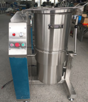 Machine de découpe et de mélange verticale en acier inoxydable 60L pour légumes, machine à faire de la sauce chili, machine à broyer, équipement de transformation des légumes